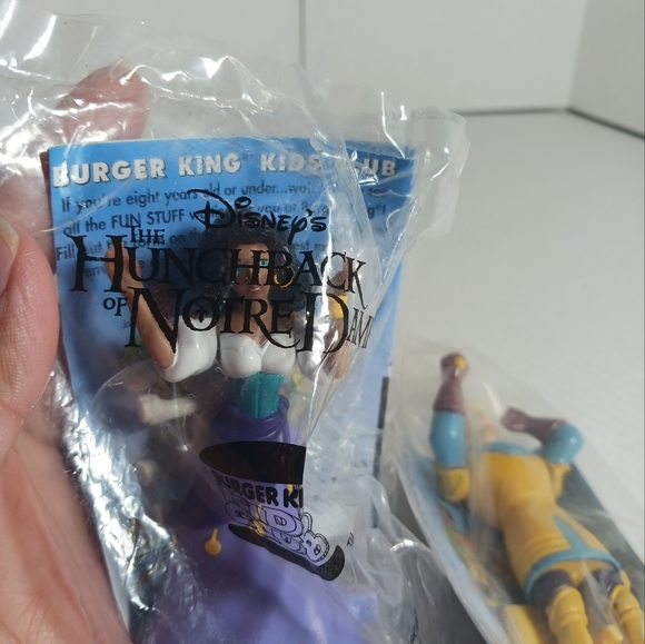 The Hunchback of Notre Dame Burger King Toys Lot of 7 Vintage NOS - Picture 6 of 8